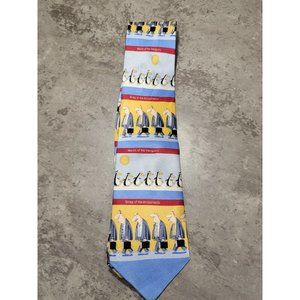 2007 American Greetings. Accountant, March of Penguins tie 100% silk 57”